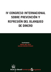 E-book, IV congreso internacional sobre prevención y represión del blanqueo de dinero, Tirant lo Blanch