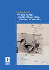 E-book, Antonio Rinaldi, un intellettuale nella cultura del Novecento, Bartolini, Francesca, Firenze University Press