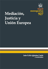 E-book, Mediación, justicia y Unión Europea, Tirant lo Blanch