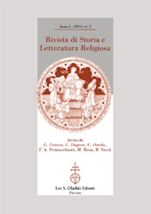 Fascicule, Rivista di storia e letteratura religiosa : L, 2, 2014, L.S. Olschki