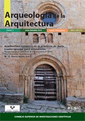 Issue, Arqueología de la arquitectura : 11, 2014, CSIC, Consejo Superior de Investigaciones Científicas