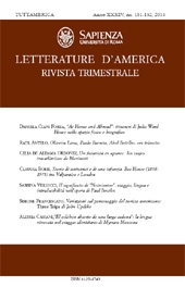 Fascicule, Letterature d'America : rivista trimestrale : XXXIV, 151/152, 2014, Bulzoni
