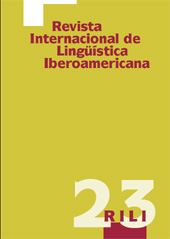 Issue, Revista Internacional de Lingüística Iberoamericana : 23, 1, 2014, Iberoamericana Vervuert