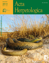 Fascicolo, Acta herpetologica : 9, 2, 2014, Firenze University Press