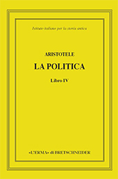 eBook, La politica : libro IV, "L'Erma" di Bretschneider