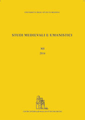 Fascicolo, Studi medievali e umanistici : XII, 2014, Centro internazionale di studi umanistici, Università degli studi di Messina