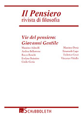 Article, Cogitare edax rerum Logica del pensare e logica del sentire in Giovanni Gentile, InSchibboleth
