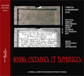 Articolo, Mandato di persecuzione ad monumenta a Copia Thurii : la defixio della Virago Lamia di Sibari e la fonte Lyka, "L'Erma" di Bretschneider