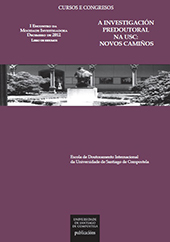 E-book, A investigación predoutoral na USC : novos camiños, Universidad de Santiago de Compostela