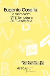 E-book, Eugenio Coseriu, in memoriam : XIV Jornadas de Lingüística, Universidad de Cádiz