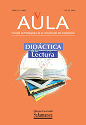 Fascicolo, AULA : revista de Pedagogía de la Universidad de Salamanca : 20, 2014, Ediciones Universidad de Salamanca