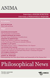 Fascicule, Philosophical news : 8, 1, 2014, Mimesis Edizioni