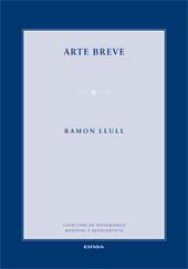 E-book, Arte breve, Llull, Ramon, 1232?-1316, EUNSA