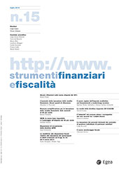 Fascículo, Strumenti finanziari e fiscalità : 15, 2, 2014, Egea