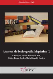 eBook, Avances de lexicografía hispánica : I, Publicacions URV