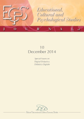 Journal, ECPS : journal of educational, cultural and psychological studies, LED