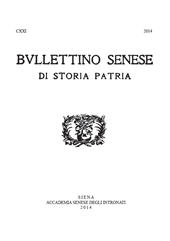 Heft, Bullettino senese di storia patria : CXXI, 2014, Accademia senese degli Intronati