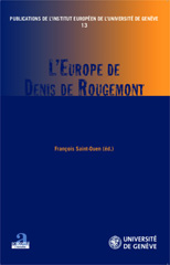 E-book, L'Europe de Denis de Rougemont, Academia