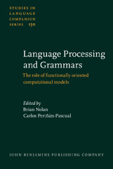 E-book, Language Processing and Grammars, John Benjamins Publishing Company