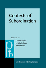 E-book, Contexts of Subordination, John Benjamins Publishing Company