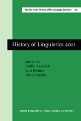 E-book, History of Linguistics 2011, John Benjamins Publishing Company