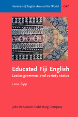 E-book, Educated Fiji English, Zipp, Lena, John Benjamins Publishing Company