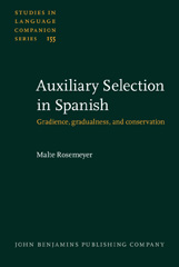 E-book, Auxiliary Selection in Spanish, John Benjamins Publishing Company