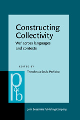 E-book, Constructing Collectivity, John Benjamins Publishing Company