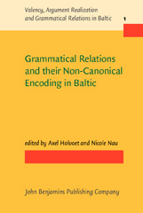 E-book, Grammatical Relations and their Non-Canonical Encoding in Baltic, John Benjamins Publishing Company