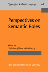 E-book, Perspectives on Semantic Roles, John Benjamins Publishing Company