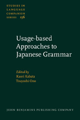 E-book, Usage-based Approaches to Japanese Grammar, John Benjamins Publishing Company