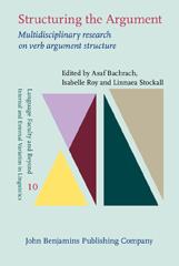 E-book, Structuring the Argument, John Benjamins Publishing Company