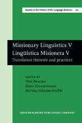E-book, Missionary Linguistics V : Linguistica Misionera V, John Benjamins Publishing Company
