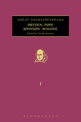 E-book, Dryden, Pope, Johnson, Malone, Bloomsbury Publishing