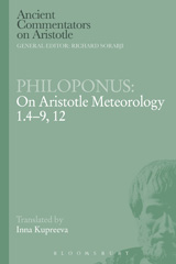 E-book, Philoponus : On Aristotle Meteorology 1.4-9, 12, Bloomsbury Publishing