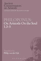 eBook, Philoponus : On Aristotle on the Soul 1.3-5, Bloomsbury Publishing