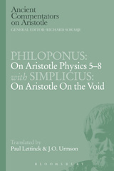 E-book, Philoponus : On Aristotle Physics 5-8 with Simplicius : On Aristotle on the Void, Bloomsbury Publishing