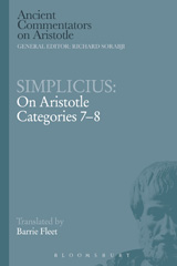 eBook, Simplicius : On Aristotle Categories 7-8, Bloomsbury Publishing