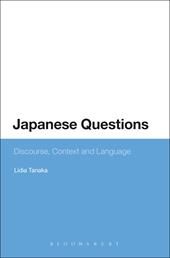 E-book, Japanese Questions: Discourse, Context and Language, Bloomsbury Publishing