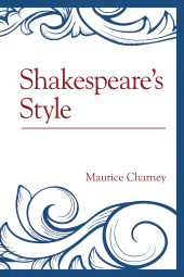 E-book, Shakespeare's Style, Fairleigh Dickinson University Press
