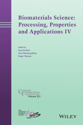 E-book, Biomaterials Science: Processing, Properties and Applications IV, American Ceramic Society