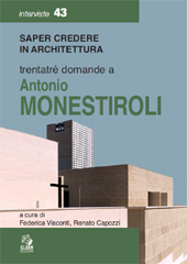 eBook, Saper credere in architettura : trentatré domande a Antonio Monestiroli, Monestiroli, Antonio, CLEAN