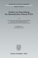 E-book, Die Entwicklung der Raumwirtschaftslehre von ihren Anfängen bis in die Gegenwart. : Studien zur Entwicklung der ökonomischen Theorie XXIX., Duncker & Humblot