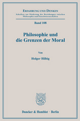 E-book, Philosophie und die Grenzen der Moral., Duncker & Humblot