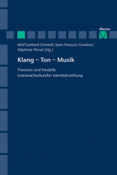 E-book, Klang - Ton - Musik : Theorien und Modelle (national)kultureller Identitätsstiftung, Felix Meiner Verlag
