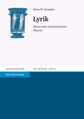 E-book, Lyrik : Skizze einer systematischen Theorie, Franz Steiner Verlag GmbH