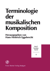 E-book, Terminologie der musikalischen Komposition, Franz Steiner Verlag GmbH