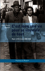 eBook, C'est une longue vie pour se souvenir de tout : Roger et Germaine, 1900-1952, L'Harmattan