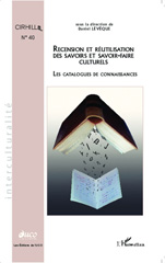 E-book, Recension et réutilisation des savoirs et savoir-faire culturels : les catalogues de connaissances, L'Harmattan