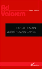 E-book, Capital humain versus humain capital, Editions L'Harmattan